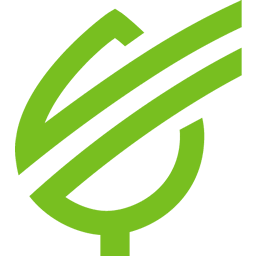 Cutting Edge Landscape green leaf logo